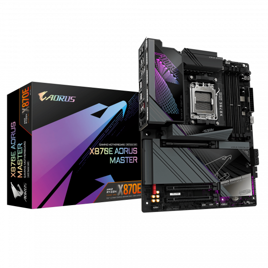 Mainboard Gigabyte X870 AORUS MASTER (AM5, 4x DDR5, HDMI, USB4, M.2 PCIe 5.0, ATX)