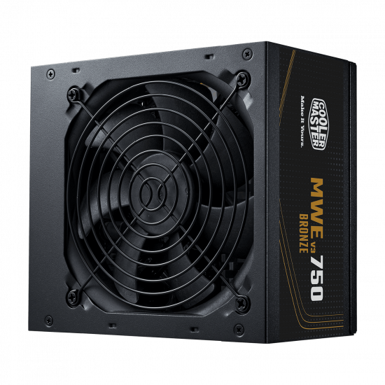 Nguồn máy tính CoolerMaster 750W MWE 80 Plus Bronze V3, ATX3.1 (MPE-7501-ACAAW-3B)