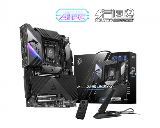 Mainboard MSI MEG Z890 UNIFY-X (LGA 1851, 2x DDR5, Thunderbolt 4, M.2 PCIe 5.0, WiFi 7, ATX)