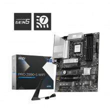 Mainboard MSI PRO Z890-S WIFI (LGA 1851, 4x DDR5, HDMI, Displayport, Thunderbolt 4, M.2 PCIe 5.0, WiFi 7, ATX)