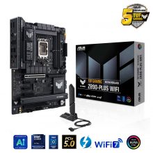 Mainboard Asus TUF GAMING Z890-PLUS WIFI (LGA 1851, 4x DDR5, HDMI, Displayport, Thunderbolt 4, Type-C Displayport, M.2 PCIe 5.0, WiFi 7, ATX)