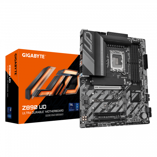 Mainboard Gigabyte Z890 UD (LGA 1851, 4x DDR5, USB4, Displayport, M.2 PCIe 5.0, ATX)