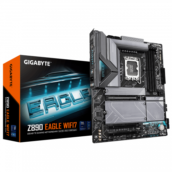 Mainboard Gigabyte Z890 EAGLE WIFI7 (LGA 1851, 4x DDR5, USB4, Displayport, M.2 PCIe 5.0, ATX)