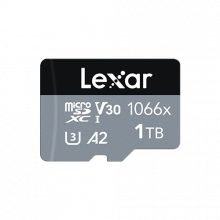 Thẻ nhớ MicroSDXC 1TB LEXAR 1066x SILVER Series 160MB/s (LMS1066001T-BNANU) UHS-I, U3, V30, A2