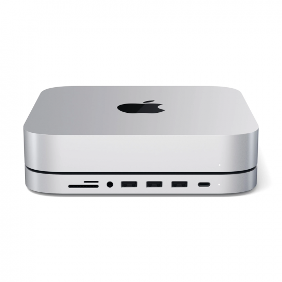 Đế Sạc Kiêm Hub Chuyển Đổi Cho Mac Mini (Màu Bạc)