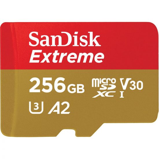 Thẻ Nhớ MicroSDXC 256GB SanDisk Extreme 190MB/s (SDSQXAV-256G-GN6MN) UHS-I, V30, U3, A2