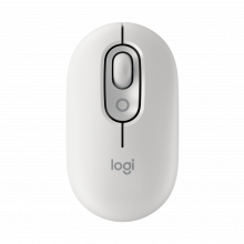 Chuột Không Dây Logitech POP Mouse With Emoji - Màu Trắng (Off-White) (910-007400)