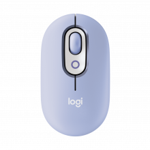 Chuột Không Dây Logitech POP Mouse With Emoji - Màu Tím Nhạt (Lilac) (910-007403)