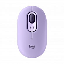 Chuột Không Dây Logitech POP Mouse With Emoji - Màu Tím (Lavender) (910-006621)