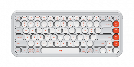 Bàn Phím Không Dây Logitech POP Icons Keys - Màu Trắng (Off-White) (920-013084)