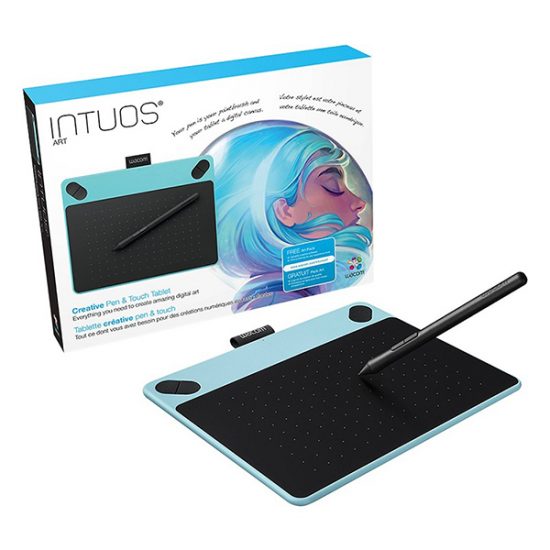 Bảng Vẽ Điện Tử Wacom Intuos Art Medium (Xanh Dương) (CTH-690/B0-CX)