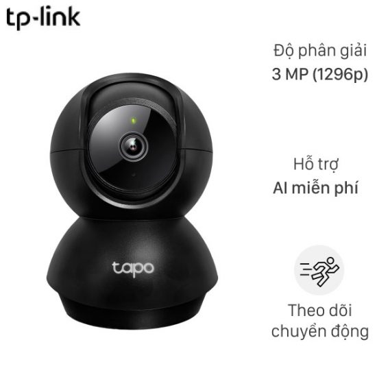 Camera IP WiFi TP-Link Tapoo CC211 Full HD 1080p, Xoay 360°, Tích hợp mic và loa