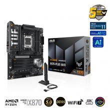 Mainboard Asus TUF GAMING X870-PLUS WIFI (AM5, 4x DDR5, HDMI, USB4, M.2 PCIe 5.0, WiFi 7, ATX)