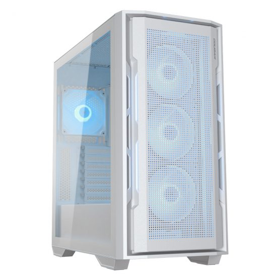 Vỏ Case Cougar Uniface RGB White (E-ATX, Sẵn 4 fan RGB, Max 9 fan, Rad 420, USB-C)