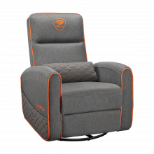 Ghế Sofa Gaming Cougar Fidom Gray (Vải Linen, Có Kê Chân, Ngả Lưng + Xoay) (CGR-FDF-GRO)