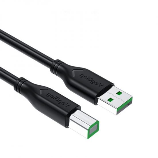 Cáp Máy In USB 2.0 10M VegGieg V-U208 Màu Đen