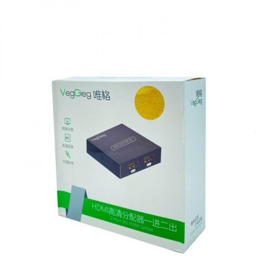 Bộ Chia Tín Hiệu HDMI 2 Port VegGieg V-HD06