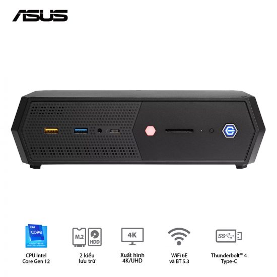 Máy Tính Mini PC Asus NUC 12 Enthusiast NUC12SNKi72VA (Intel Core i7-12700H, RAM 16GB, Intel Arc A770M)