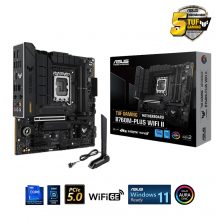 Mainboard Asus TUF GAMING B760M-PLUS WIFI II (LGA1700, 4 x DDR5, HDMI, Displayport, M.2 PCIe 4.0, WiFi 6)