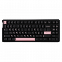 Bàn Phím Cơ Không Dây Vỏ Nhôm LEOBOG Hi86 Đen Hồng - Star Vector switch (3 mode, PBT Keycap, Gasket Mount, Hotswap, Led RGB)