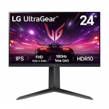 Màn Hình Gaming 24inch LG UltraGear 24GS65F-B (Full HD, IPS, 180Hz, 1ms, HDMI)