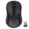 Chuột không dây A4TECH G3-280NS, Màu Xám Đen (2.4GHz, Silent Click, 1200 DPI, 1 Pin AA)