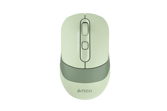 Chuột không dây A4TECH FB10C, Màu Xanh Matcha (Bluetooth + 2.4GHz, Silent Click, 2000 DPI, Pin sạc)