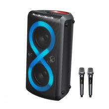 Loa Karaoke Di Động Monster Cycle Plus (240W, Bluetooth / AUX / USB / TF Card / Karaoke, Pin 7 giờ, IPX5, Led RGB, Kèm 2 micro không dây)