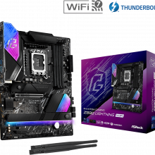 Mainboard ASRock Phantom Gaming Z890 Lightning WiFi (LGA 1851, 4x DDR5, Thunderbolt 4, HDMI, M.2 PCIe 5.0, WiFi 7, ATX)