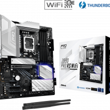 Mainboard ASRock Z890 Pro RS WiFi (LGA 1851, 4x DDR5, Thunderbolt 4, Displayport, HDMI, M.2 PCIe 5.0, WiFi 6E, ATX)