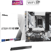 Mainboard ASRock B760M Pro RS WiFi (LGA 1700, 4x DDR5, HDMI, Displayport, M.2 PCIe 4.0, WiFi 6E, m-ATX)