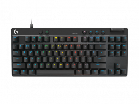 Bàn Phím Cơ Gaming Có Dây Logitech PRO X TKL RAPID Black (920-013234) (Switch Analog từ tính, Rapid Trigger)