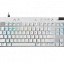 Bàn Phím Cơ Gaming Có Dây Logitech PRO X TKL RAPID White (920-013243) (Switch Analog từ tính, Rapid Trigger)