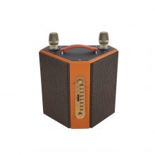 Loa Kéo Karaoke Di Động Sumico Hexagon (150W, Bluetooth / AUX / USB / HDMI / Optical, Pin 8 giờ, Kèm 2 mic không dây, Âm thanh 360 độ)