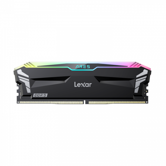 RAM Desktop DDR5 Lexar 16GB (1x16GB) 6400MHz ARES RGB Black (LD5U16G64C32LA-RGS)