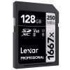 Thẻ nhớ SDXC 128GB Lexar Professional 1667x UHS-II, V60, U3 (SILVER Series) (LSD128CB1667)
