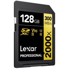 Thẻ nhớ SDXC 128GB Lexar Professional 2000x UHS-II, U3, V90 (GOLD Series) (LSD2000128G-BNNNG)