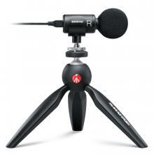 Micro Thu Âm Condenser Stereo Shure MV88+ Video Kit (Kèm chân Tripod để bàn)