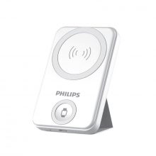 Pin Dự Phòng không dây từ tính Magnetic Iphone & Iwatch 10000mAh Philips DLP9535NW PD20W màu trắng