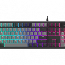 Bàn phím cơ DareU EK104 Grey Black - DareU Dream Switch (Keycap PBT Double shot, Rainbow LED, LED viền 2 bên)