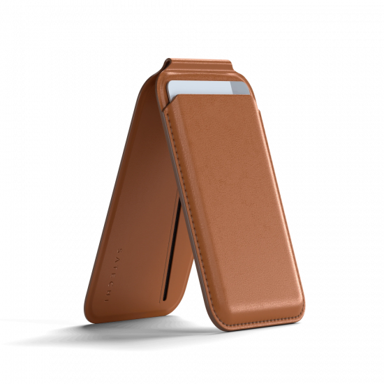 Ví Magnetic Kiêm Giá Đỡ Cho iPhone Satechi ST-VLWN Brown