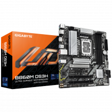 Mainboard Gigabyte B860M DS3H (LGA 1851, 4x DDR5, Displayport, HDMI, M.2 PCIe 5.0, m-ATX)