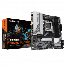 Mainboard Gigabyte B650M GAMING PLUS WIFI (AM5, 4x DDR5, Displayport, HDMI, M.2 PCIe 4.0, WiFi 6E, m-ATX)