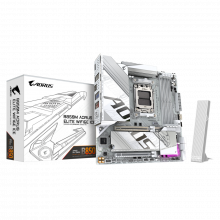 Mainboard Gigabyte B850M AORUS ELITE WIFI6E ICE (AM5, 4x DDR5, Displayport, M.2 PCIe 5.0, m-ATX)