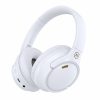 Tai Nghe Không Dây Over-ear Alpha Works FLEX 680 White (Bluetooth 5.4, AUX 3.5mm, Chống ồn ANC, Pin 40 giờ)