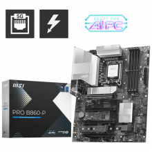 Mainboard MSI PRO B860-P (LGA 1851, 4x DDR5, Thunderbolt 4, Displayport, HDMI, M.2 PCIe 5.0, ATX)