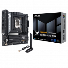 Mainboard ASUS TUF GAMING B860M-PLUS WIFI (LGA 1851, 4x DDR5, HDMI, Displayport, USB-C Displayport, M.2 PCIe 5.0, WiFi 7, m-ATX)