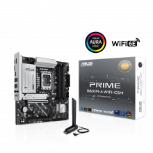 Mainboard ASUS PRIME B860M-A WIFI-CSM (LGA 1851, 4x DDR5, HDMI, Displayport, M.2 PCIe 5.0, WiFi 6E, m-ATX)