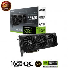 Card màn hình VGA ASUS PRIME GeForce RTX 5080 16GB GDDR7 OC Edition (PRIME-RTX5080-O16G)