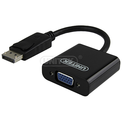 Đầu Chuyển Displayport To Vga Unitek YC5118E 0.2M